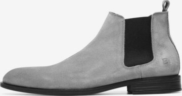 Bianco Chelsea boots in Grijs: voorkant