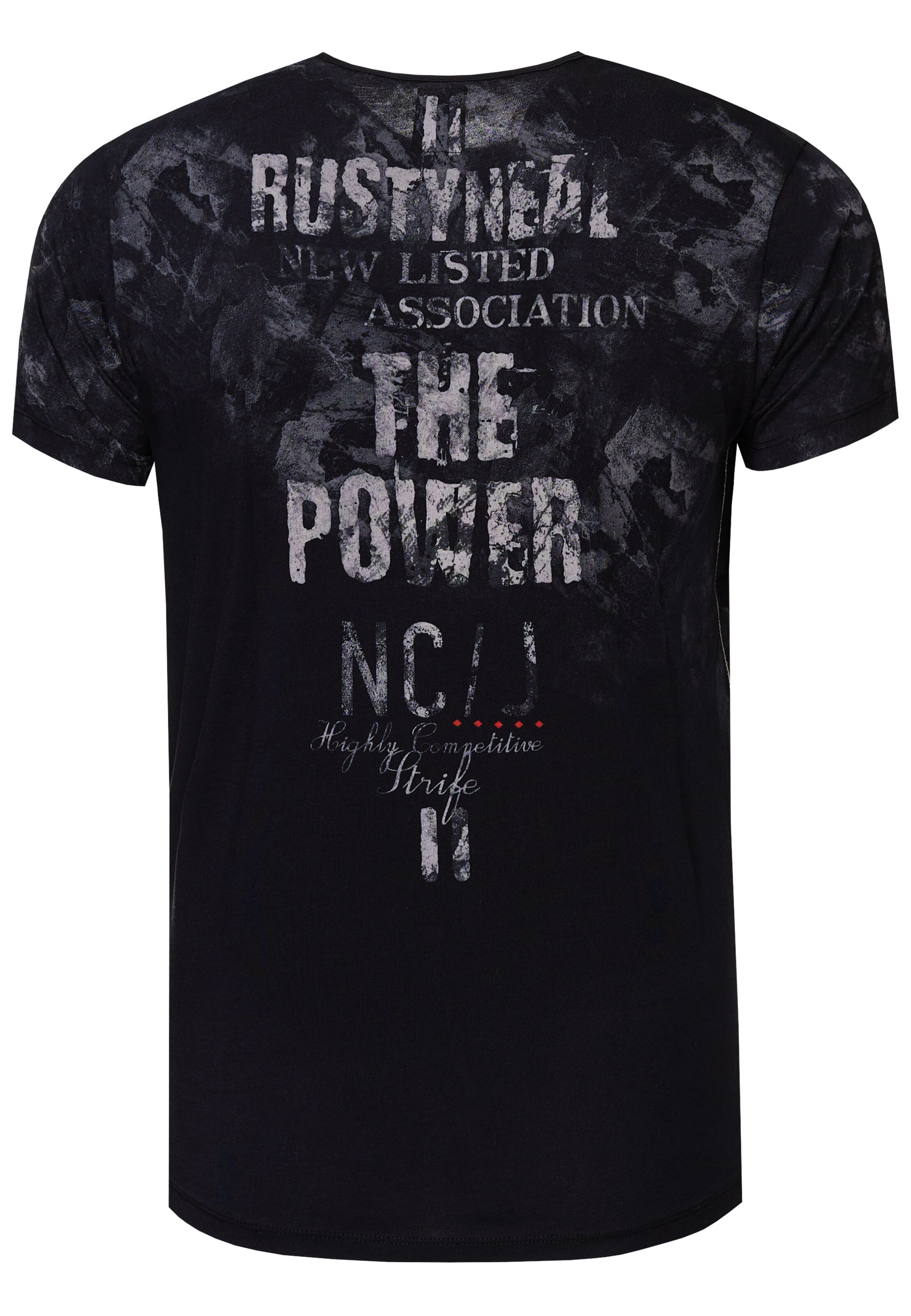 Männer Shirts Rusty Neal T-Shirt in Schwarz - RC35972 Männer Shirts Rusty Neal T-Shirt in Schwarz - RC35972