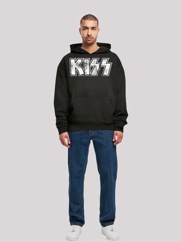 Sweat-shirt 'Kiss Rock Band' F4NT4STIC en noir
