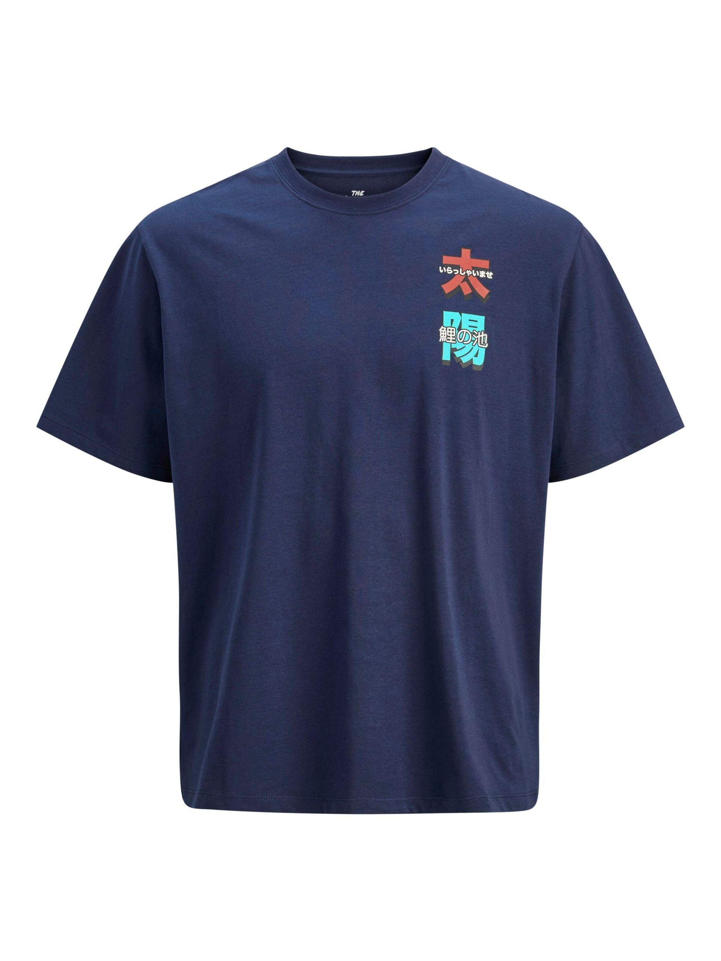 JACK & JONES Camiseta 'JORSoutheast Gallery' en aqua / azul oscuro / óxido / blanco, Vista del producto