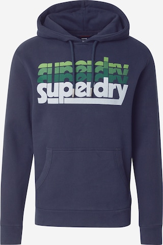 Superdry Sweatshirt in Blau: Vorderseite