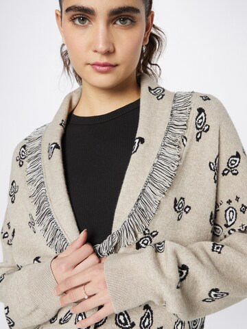 Frogbox Knit Cardigan in Beige