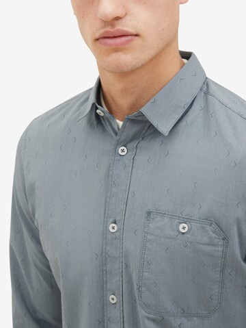 TOM TAILOR - Ajuste regular Camisa en azul