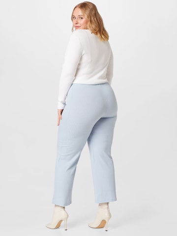 Dorothy Perkins Curve Regular Trousers in Blue