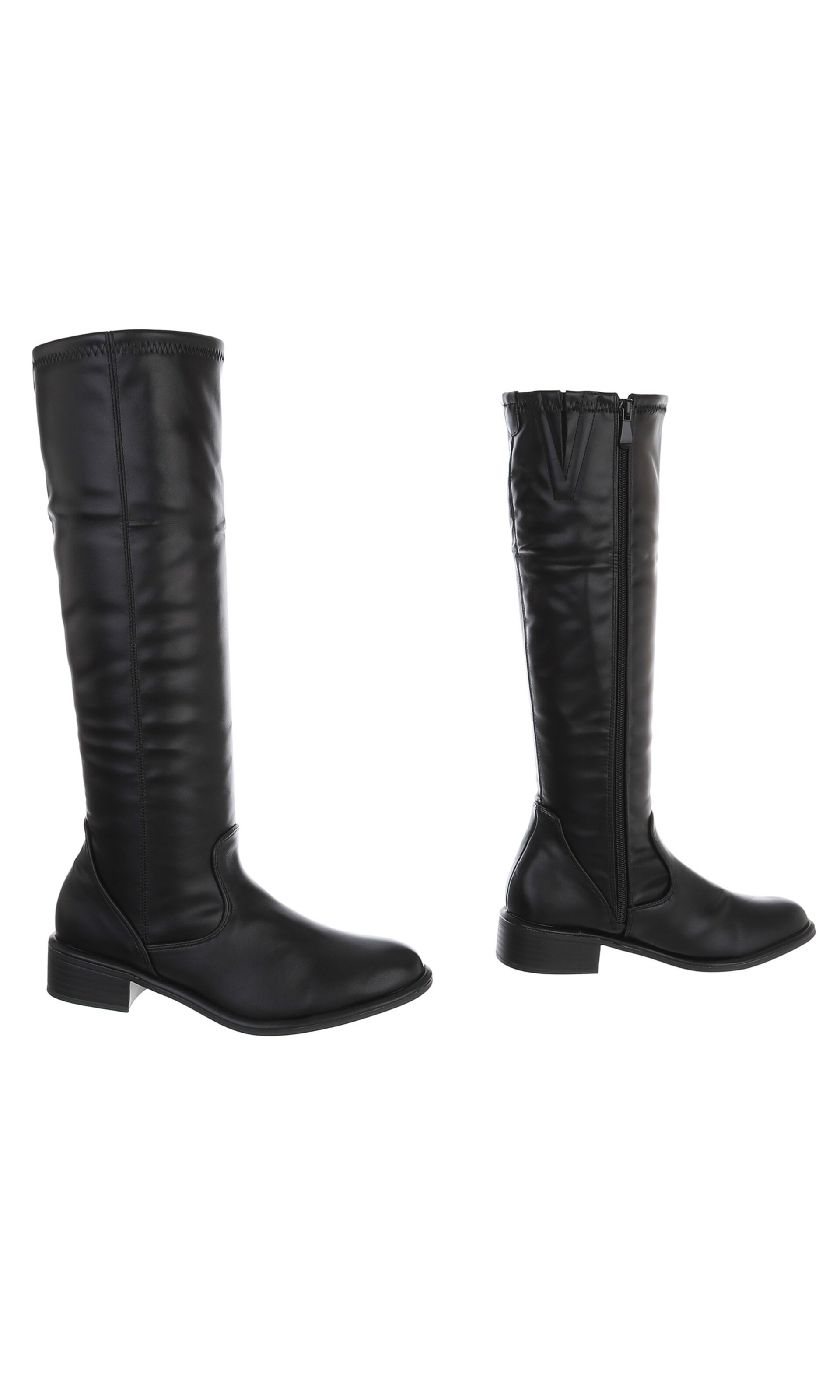 Ital-Design Stiefel in Schwarz
