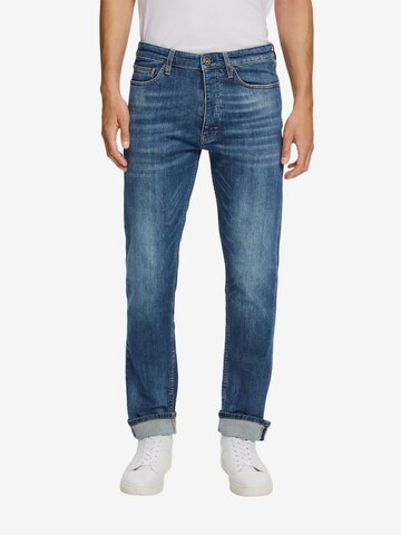 ESPRIT Regular Jeans in Blauw: voorkant