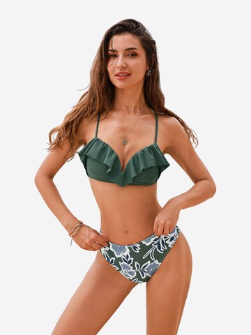 Cupshe Push-up Bikini in Grün