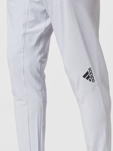 ADIDAS SPORTSWEARTapered Sportske hlače 'D4T' - siva boja