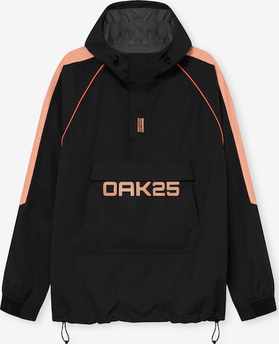 Funkcinė striukė 'Commute Rainbreaker' iš OAK25, spalva – oranžinė / juoda, Prekių apžvalga