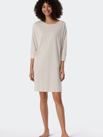 SCHIESSER Nightgown ' Modern Nightwear ' in Beige