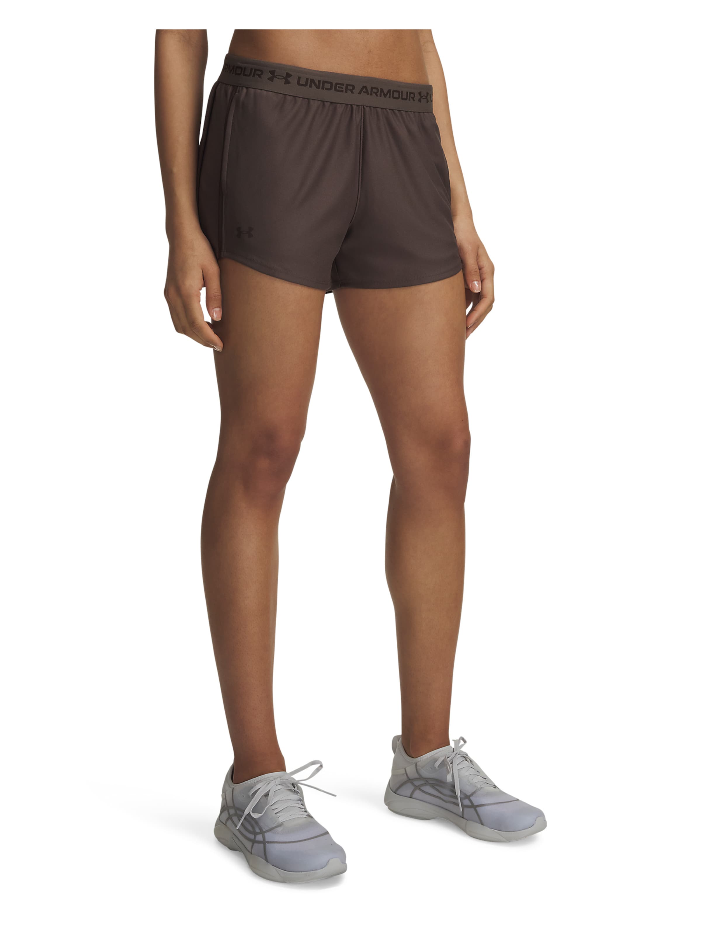 UNDER ARMOUR Regular Sportbroek 'Play Up ' in Bruin: voorkant