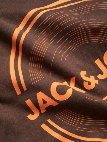 JACK & JONES Majica 'PILOU' | rjava barva
