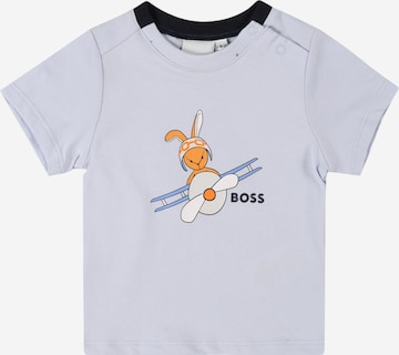 BOSS Kidswear Shirt in Blue: front