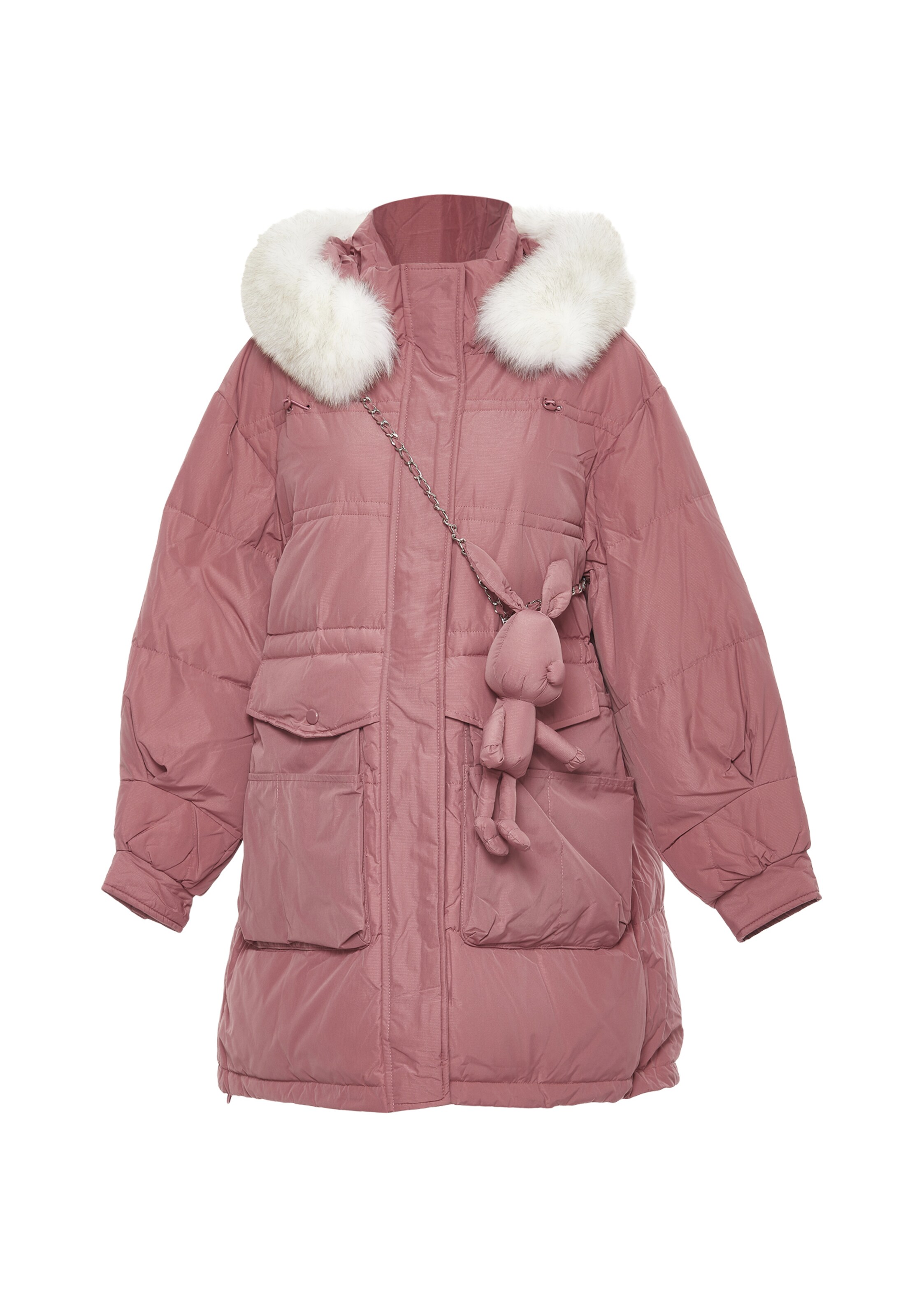 MYMO Talvitakki värissä vaaleanpunainen