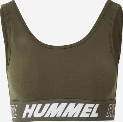 Hummel Top deportivo 'TE MAJA' en verde oscuro / blanco, Vista del producto