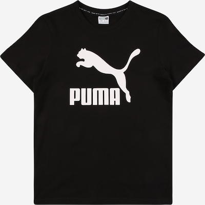 PUMA Shirt in de kleur Zwart / Wit, Productweergave