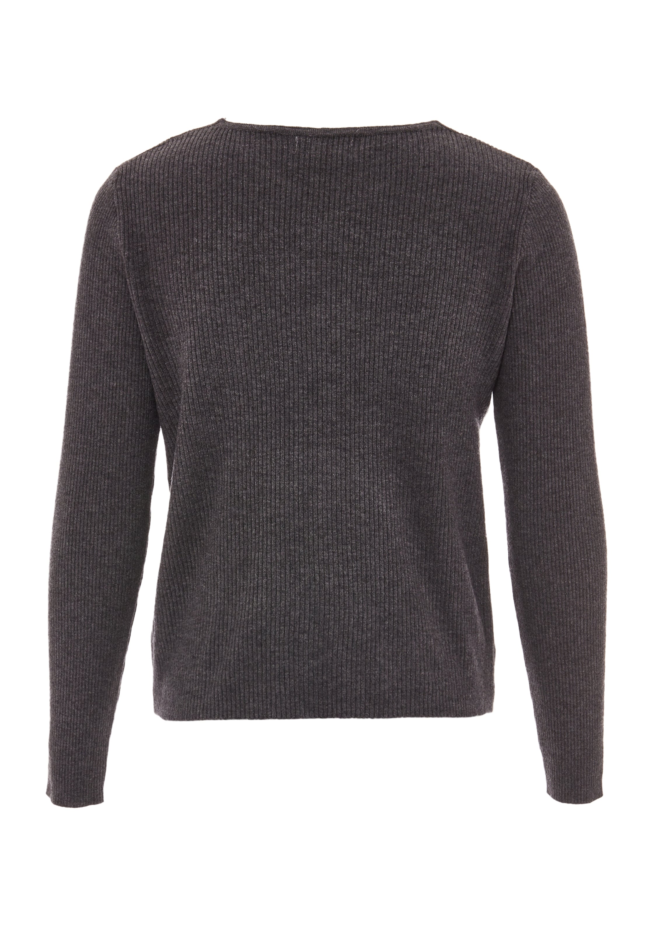 LEOMIA - Casaco de malha em cinzento