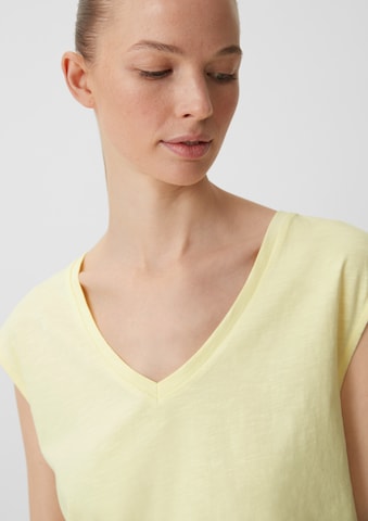 T-shirt comma casual identity en jaune