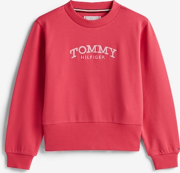 raudona TOMMY HILFIGER Megztinis be užsegimo: priekis