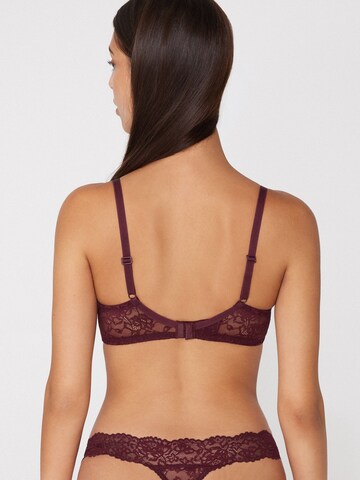 Tezenis Balconette Bra 'Paris' in Red