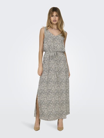 JDY Letní šaty 'OLIVIA' – béžová: přední strana