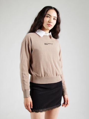 KARL LAGERFELD JEANS Kampsun, värv beež: eest vaates