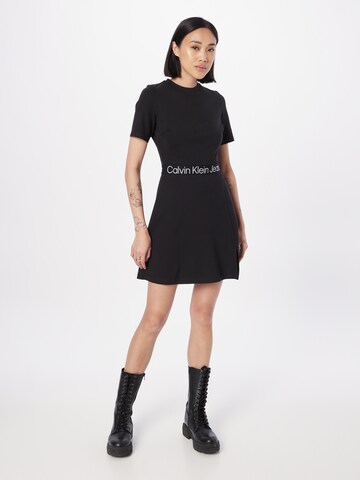 Calvin Klein Jeans Kleid 'MILANO' in Schwarz: predná strana