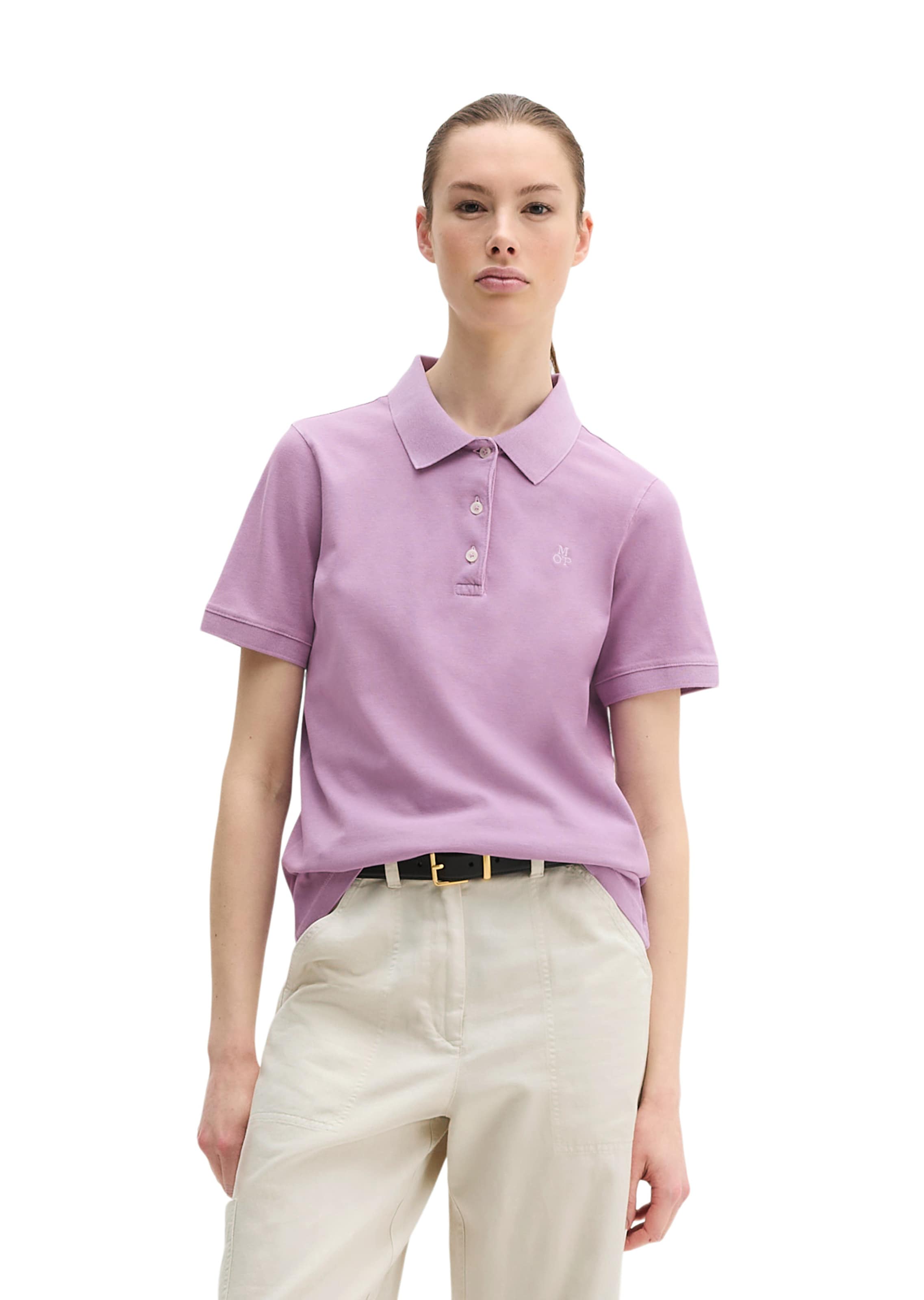 Marc O'Polo Shirt in Lila: voorkant