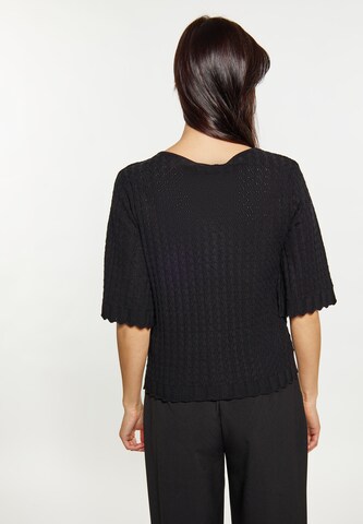 Usha Knit Cardigan in Black