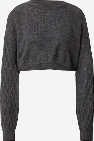 Pull-over 'TIRONA' ONLY en gris : devant