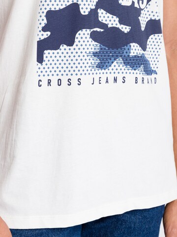 Cross Jeans T-Shirt in Weiß