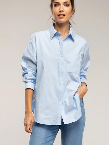 Tantra - Camiseta 'Camisa oversize con bolsillo delantero' en azul