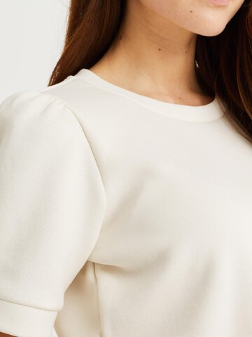 Sweat-shirt WE Fashion en blanc