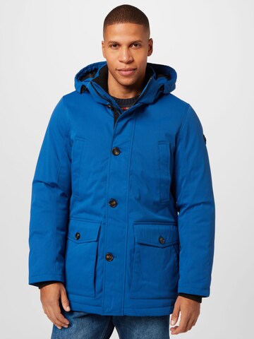 TOM TAILOR Parka 'Arctic' in Blau: predná strana