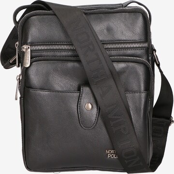 Northampton Polo Club Crossbody Bag in Black: front