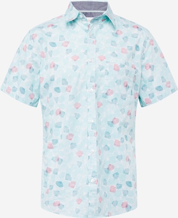 s.Oliver Slim Fit Hemd in Weiß: Vorderseite