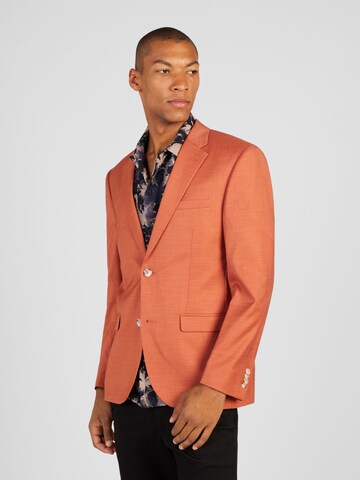 Coupe regular Veste de costume TOPMAN en orange : devant