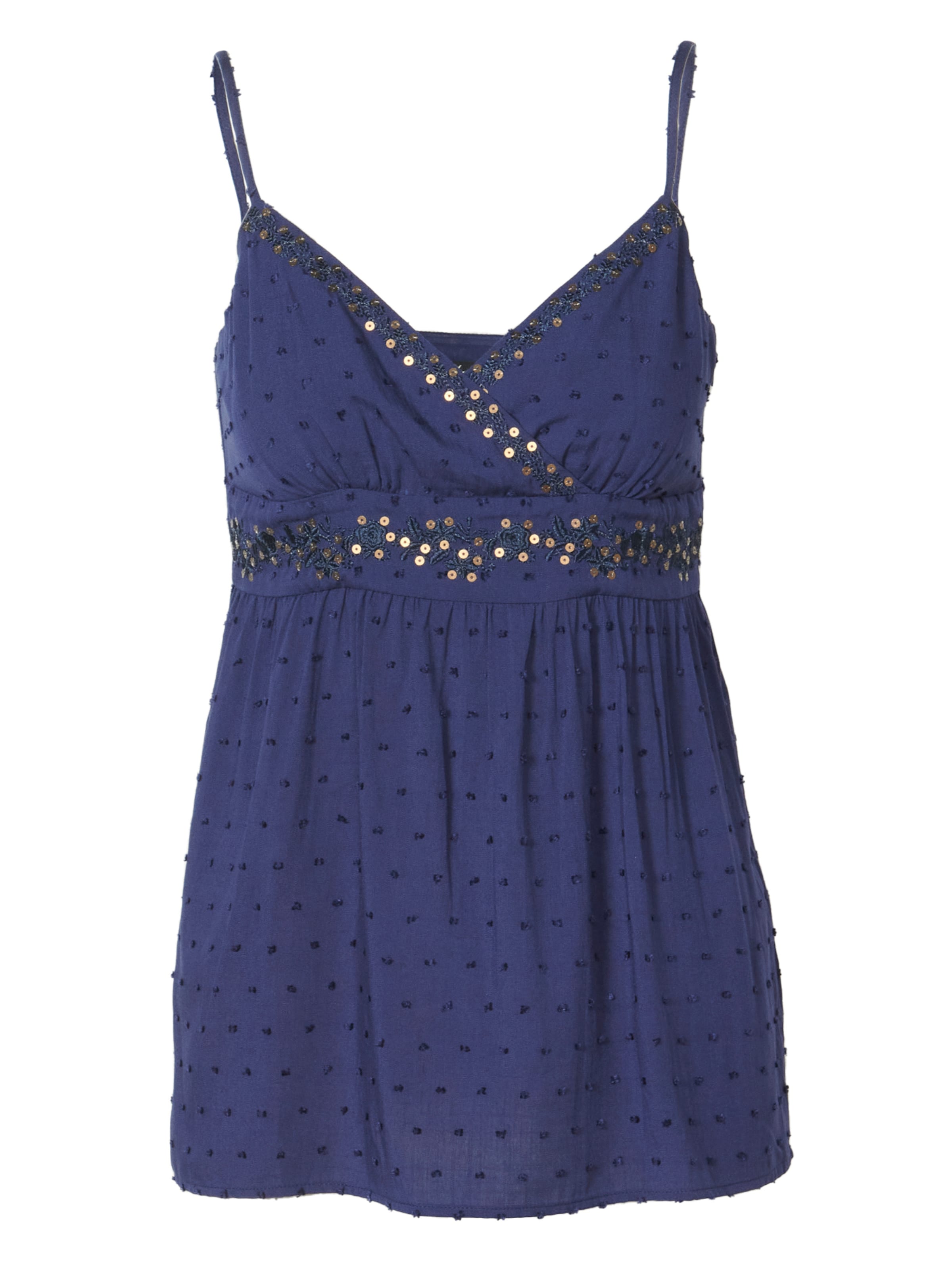 KOROSHI Топ в Синий: спереди