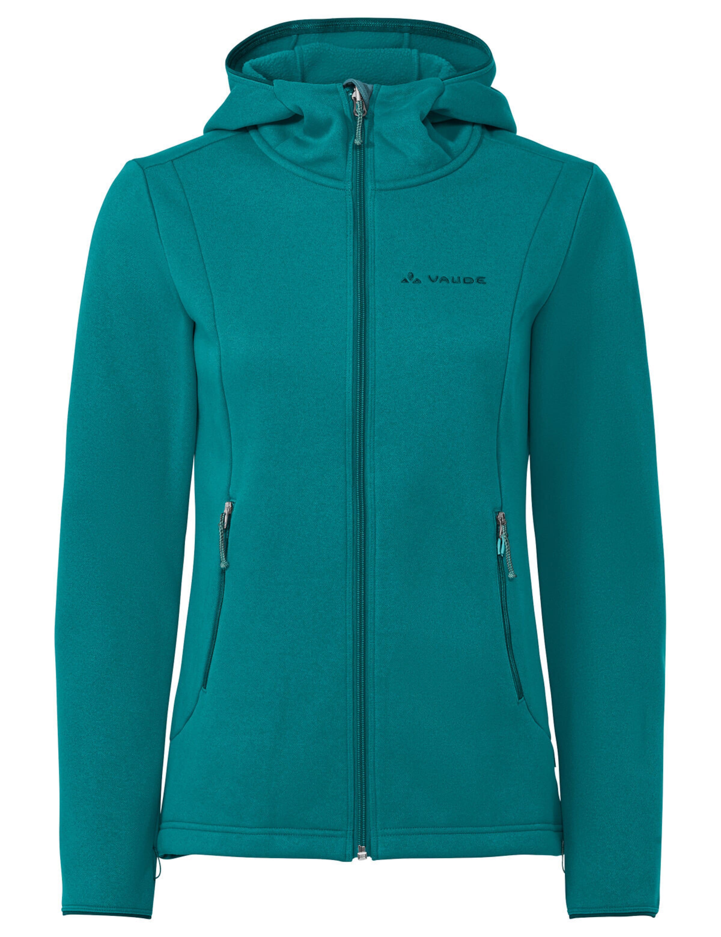 VAUDE Funktionsfleecejacke 'Idris' in Blau: Vorderseite