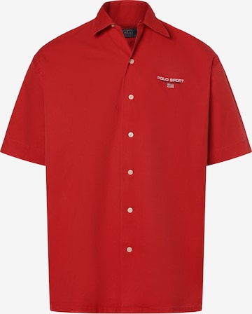Coupe regular Chemise Polo Ralph Lauren en rouge : devant