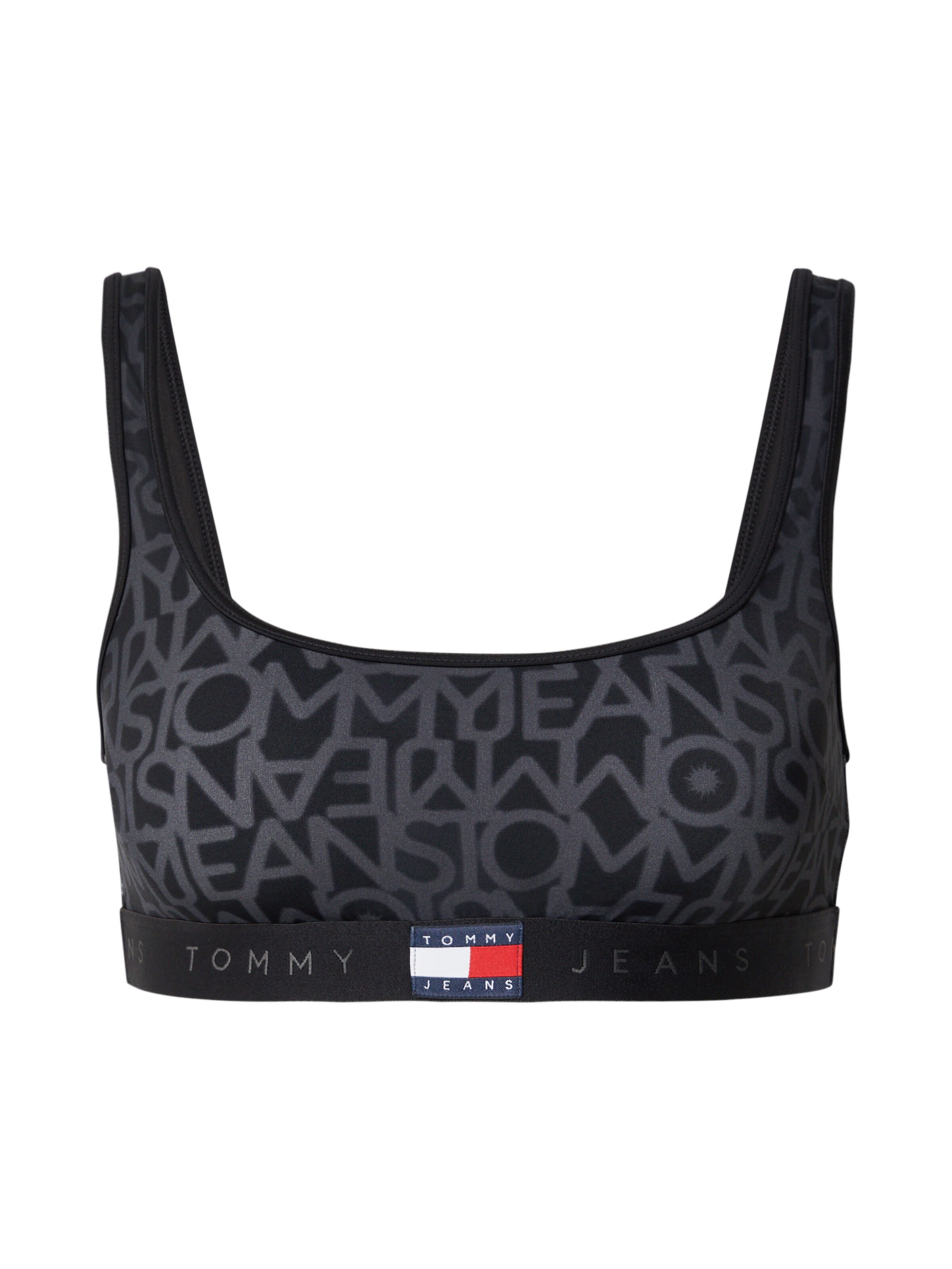 juoda Tommy Hilfiger Underwear Biustjė Bikinio viršutinė dalis: priekis