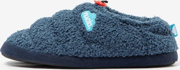 Nuvola. Hausschuh 'Classic Sheep' in Blau: Vorderseite