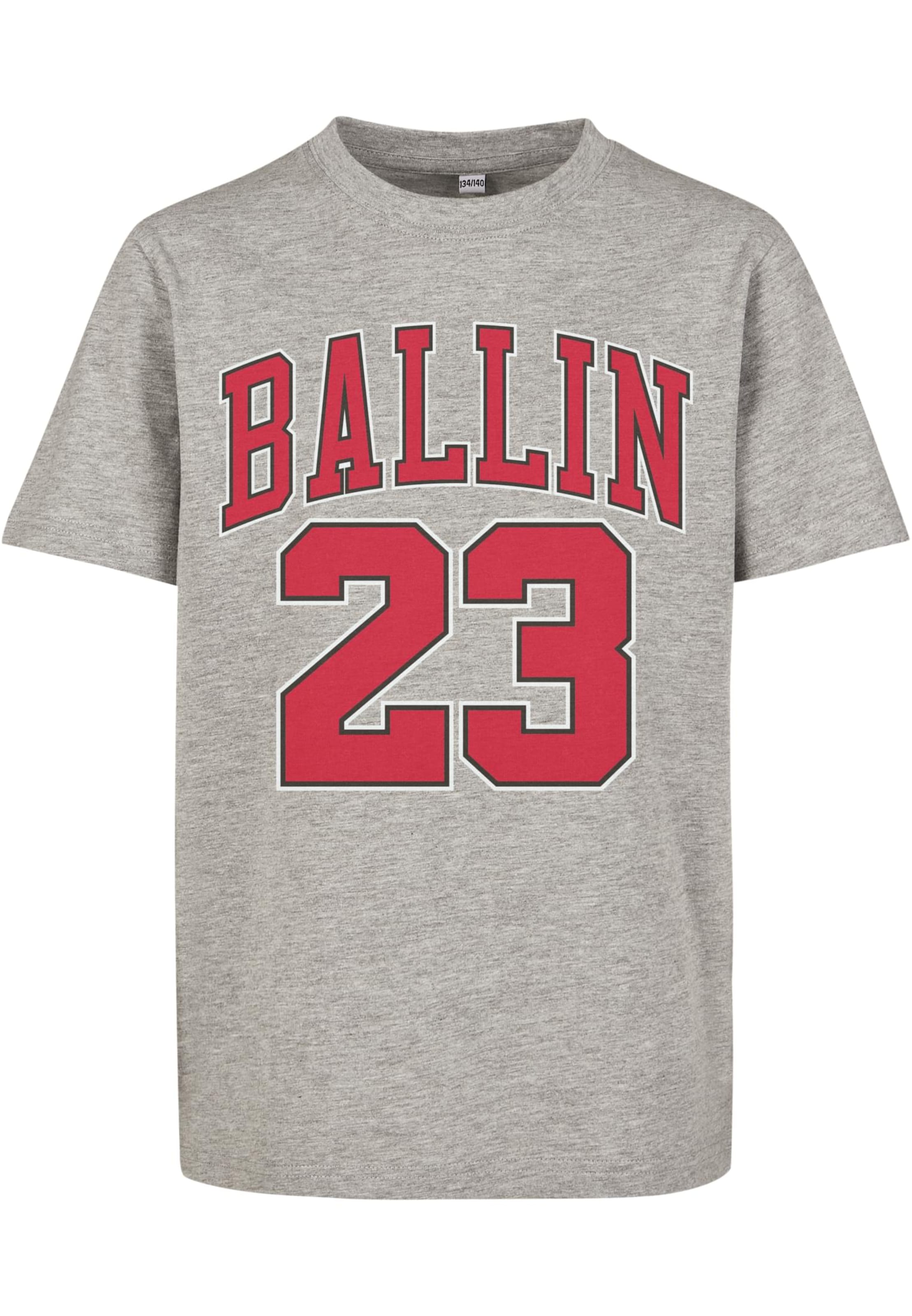 Mister Tee Shirt 'Ballin 23' in Grey: front