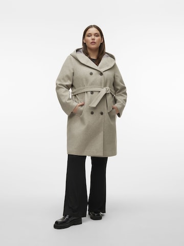 Vero Moda Curve Between-Seasons Coat 'VINCEFIONA' in Beige