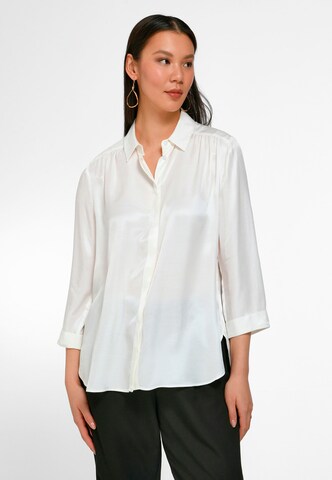 Anna Aura Blouse in Wit: voorkant