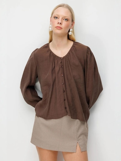 MixRay Chemisier en marron, Vue avec produit