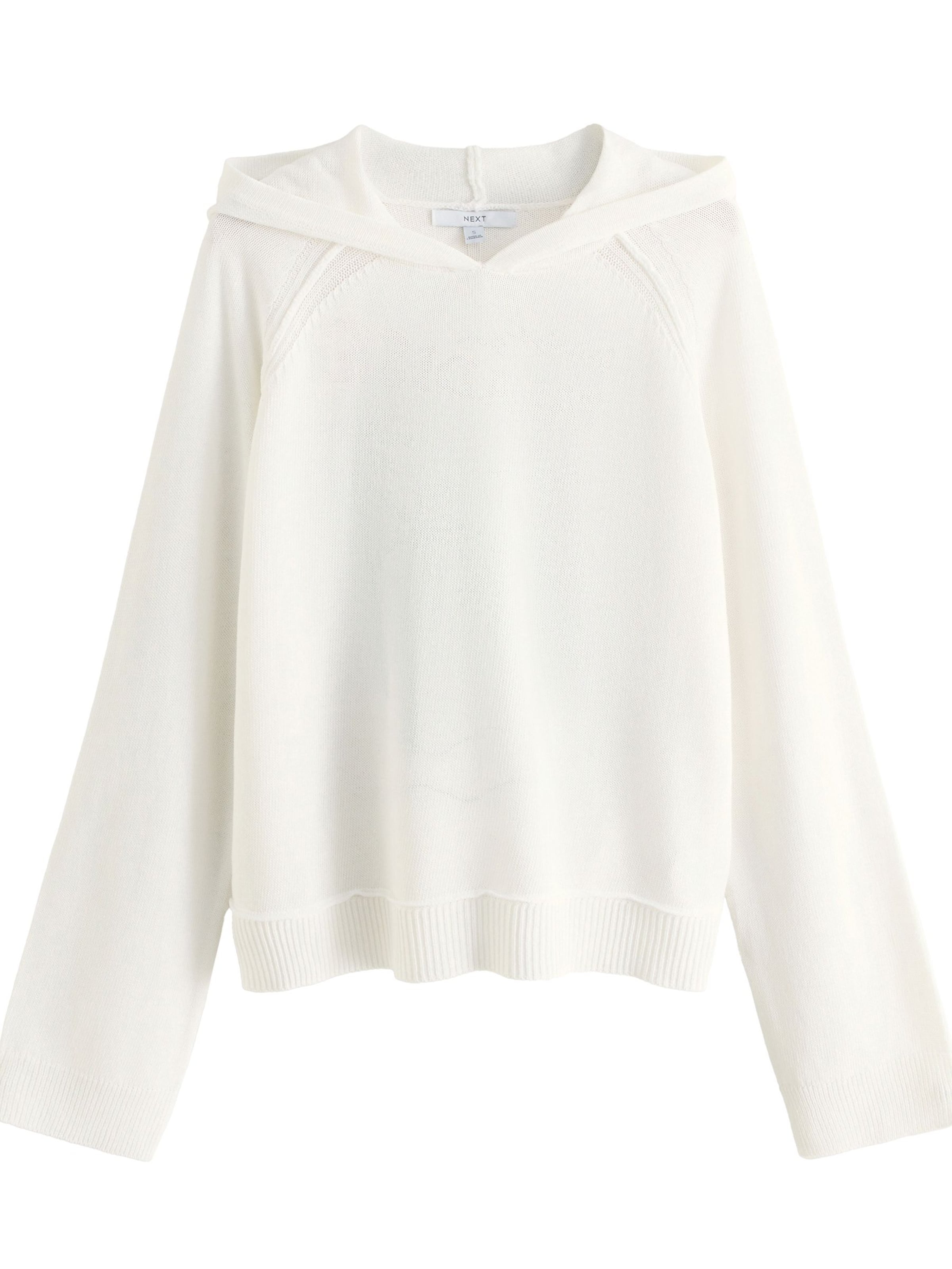 balta Next Megztinis: priekis