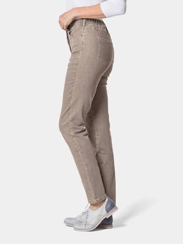Coupe slim Jean 'LOUISA' Goldner en gris