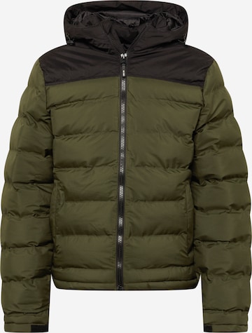 INDICODE JEANS Regular fit Prehodna jakna 'Eberhardy' | zelena barva: sprednja stran