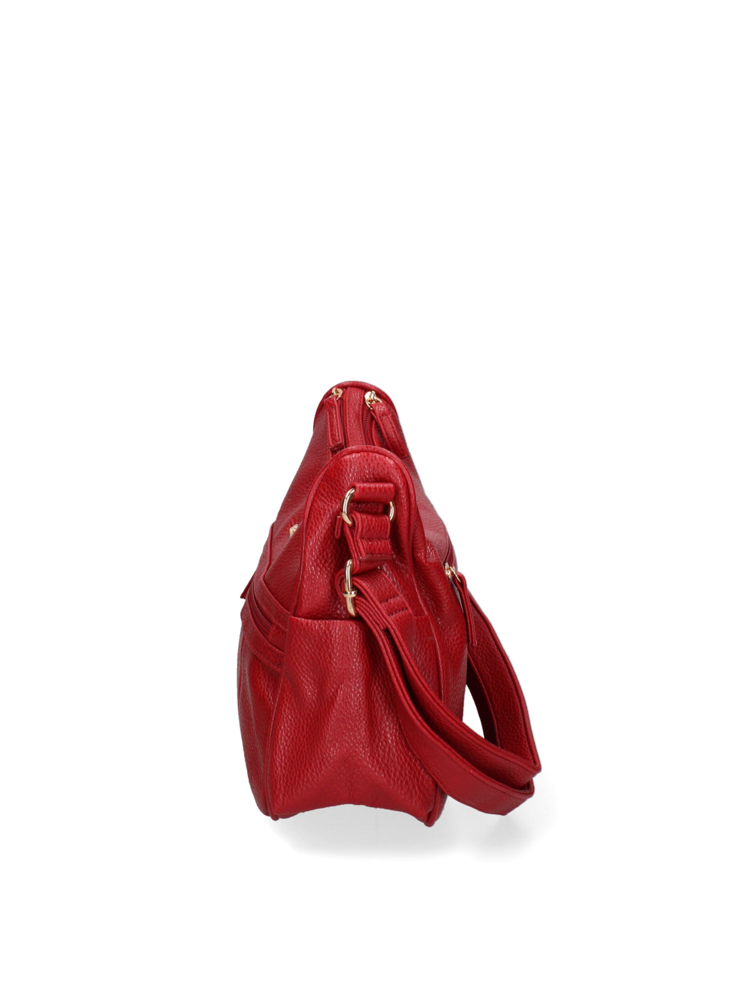 Borsa a tracolla 'Borsa a Tracolla Donna B Cavalli Ecopelle Zip Tasche Multiple 28x24cm' di B. Cavalli in rosso